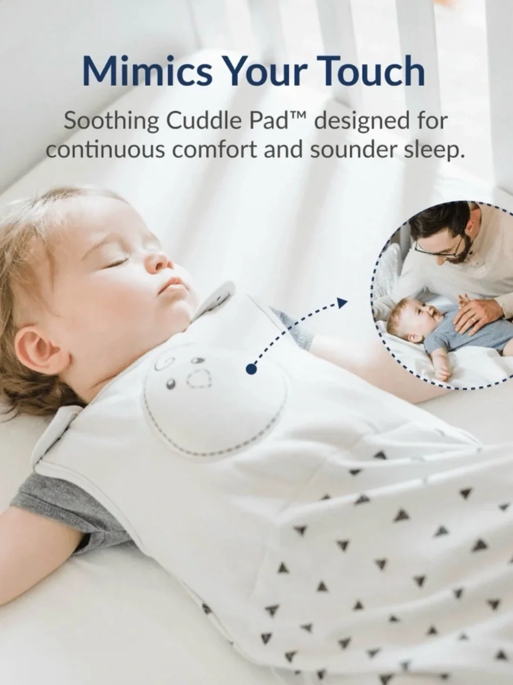 Nested Bean Stardust Grey, Sleep Sack size 6-15 months